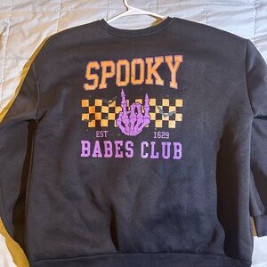 Black Spooky Babes Club Sweatshirt